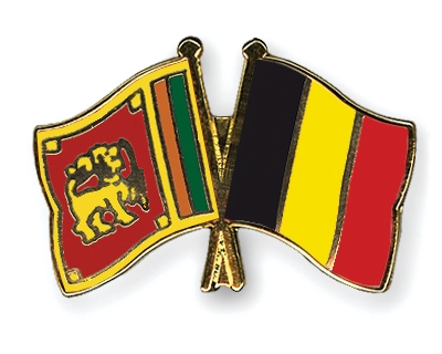 Fahnen Pins Sri-Lanka Belgien