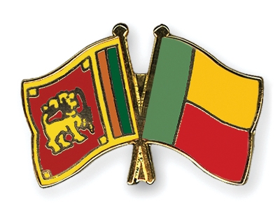 Fahnen Pins Sri-Lanka Benin