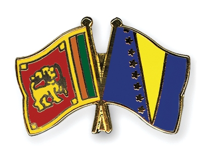 Fahnen Pins Sri-Lanka Bosnien-und-Herzegowina