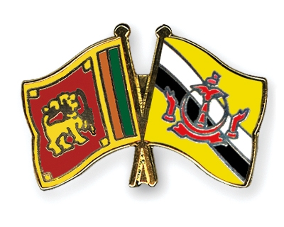 Fahnen Pins Sri-Lanka Brunei-Darussalam