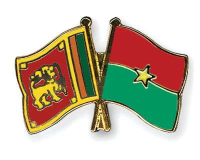 Fahnen Pins Sri-Lanka Burkina-Faso