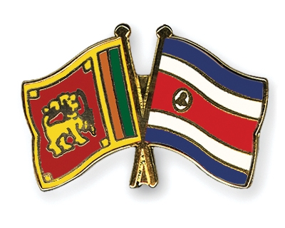 Fahnen Pins Sri-Lanka Costa-Rica