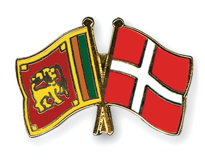 Fahnen Pins Sri-Lanka Dnemark