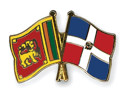 Fahnen Pins Sri-Lanka Dominikanische-Republik