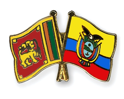 Fahnen Pins Sri-Lanka Ecuador