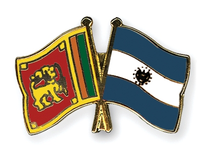 Fahnen Pins Sri-Lanka El-Salvador