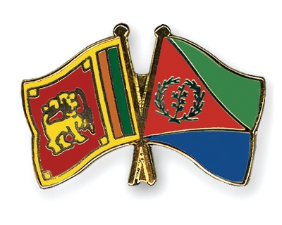 Fahnen Pins Sri-Lanka Eritrea