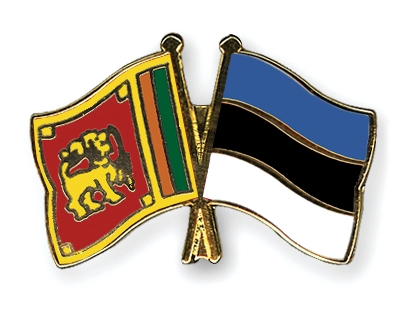 Fahnen Pins Sri-Lanka Estland