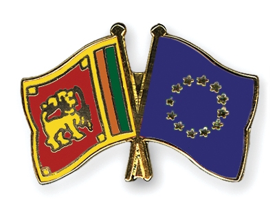 Fahnen Pins Sri-Lanka Europa