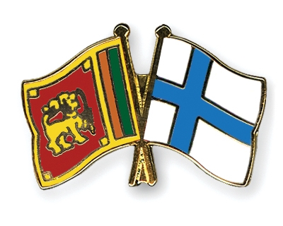 Fahnen Pins Sri-Lanka Finnland
