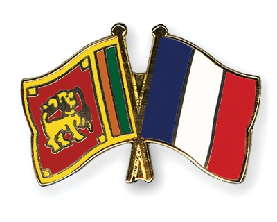 Fahnen Pins Sri-Lanka Frankreich