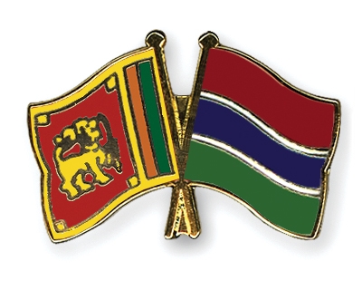 Fahnen Pins Sri-Lanka Gambia