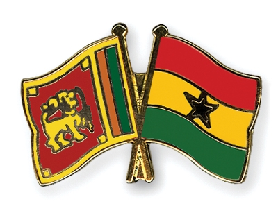 Fahnen Pins Sri-Lanka Ghana
