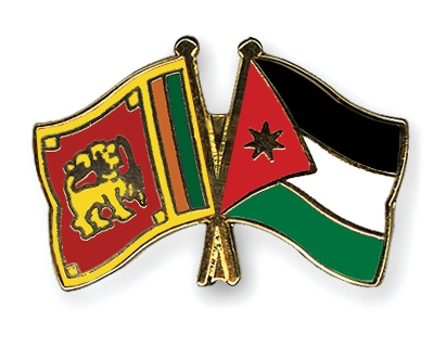 Fahnen Pins Sri-Lanka Jordanien