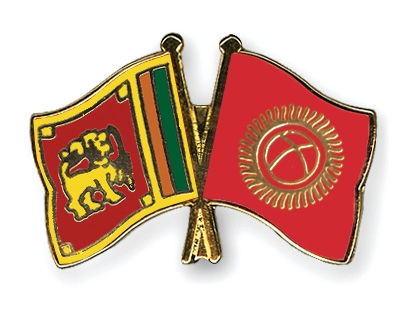 Fahnen Pins Sri-Lanka Kirgisistan