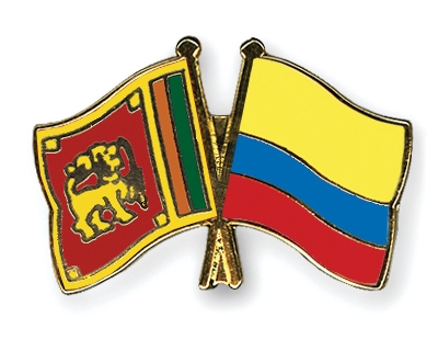 Fahnen Pins Sri-Lanka Kolumbien