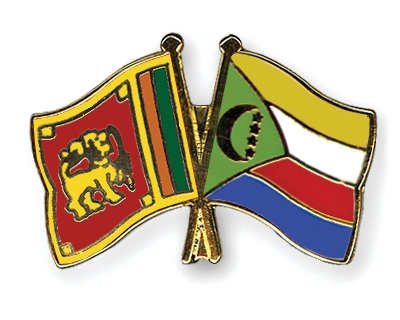 Fahnen Pins Sri-Lanka Komoren