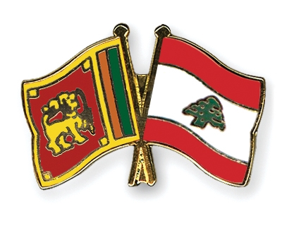 Fahnen Pins Sri-Lanka Libanon