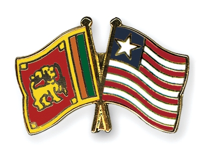 Fahnen Pins Sri-Lanka Liberia