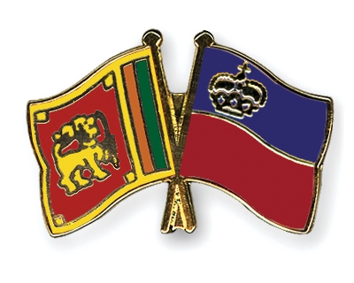 Fahnen Pins Sri-Lanka Liechtenstein