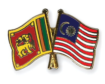 Fahnen Pins Sri-Lanka Malaysia