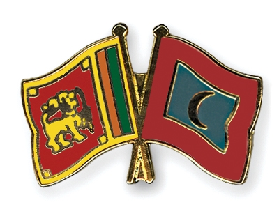 Fahnen Pins Sri-Lanka Malediven
