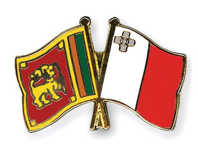 Fahnen Pins Sri-Lanka Malta
