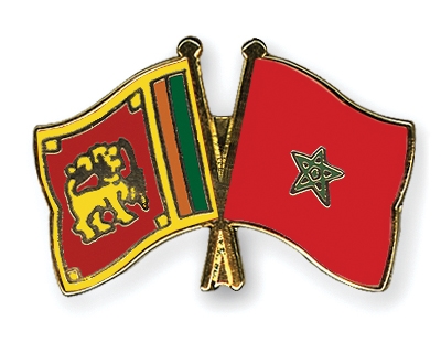 Fahnen Pins Sri-Lanka Marokko