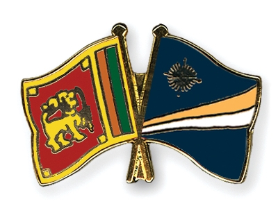 Fahnen Pins Sri-Lanka Marshallinseln