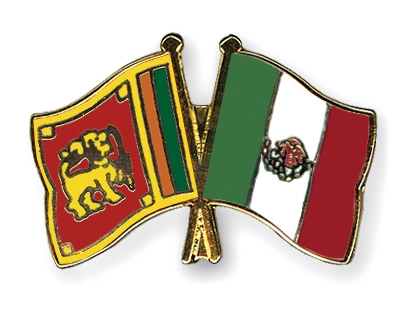 Fahnen Pins Sri-Lanka Mexiko