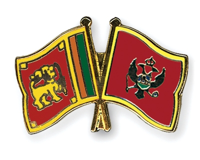 Fahnen Pins Sri-Lanka Montenegro
