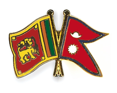 Fahnen Pins Sri-Lanka Nepal