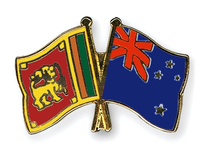 Fahnen Pins Sri-Lanka Neuseeland