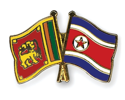 Fahnen Pins Sri-Lanka Nordkorea