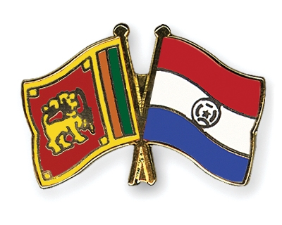 Fahnen Pins Sri-Lanka Paraguay