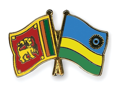 Fahnen Pins Sri-Lanka Ruanda