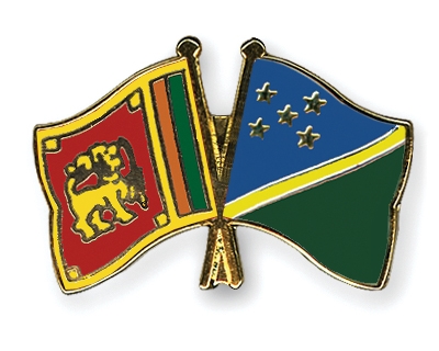 Fahnen Pins Sri-Lanka Salomonen
