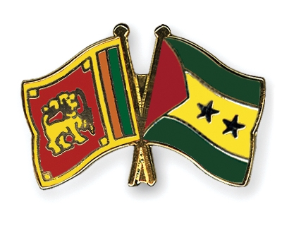 Fahnen Pins Sri-Lanka Sao-Tome-und-Principe