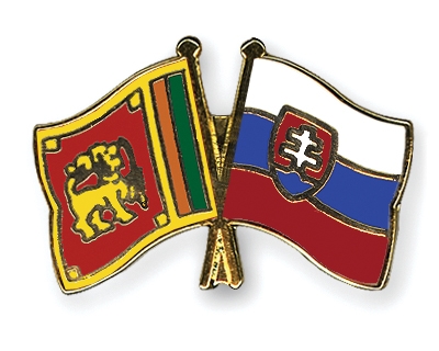 Fahnen Pins Sri-Lanka Slowakei