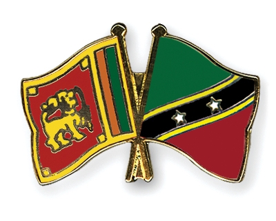Fahnen Pins Sri-Lanka St-Kitts-und-Nevis