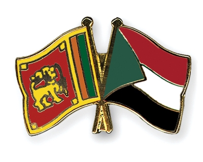 Fahnen Pins Sri-Lanka Sudan