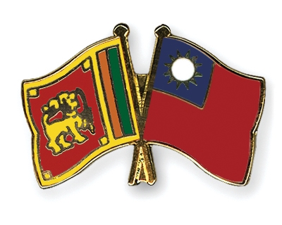 Fahnen Pins Sri-Lanka Taiwan