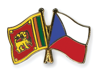 Fahnen Pins Sri-Lanka Tschechische-Republik