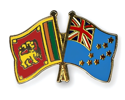 Fahnen Pins Sri-Lanka Tuvalu