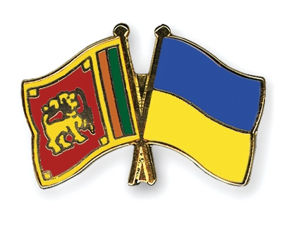 Fahnen Pins Sri-Lanka Ukraine
