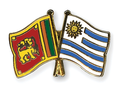 Fahnen Pins Sri-Lanka Uruguay