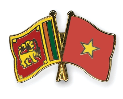 Fahnen Pins Sri-Lanka Vietnam