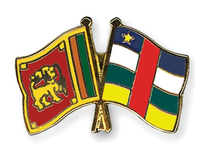 Fahnen Pins Sri-Lanka Zentralafrikanische-Republik