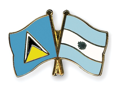 Fahnen Pins St-Lucia Argentinien