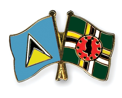 Fahnen Pins St-Lucia Dominica